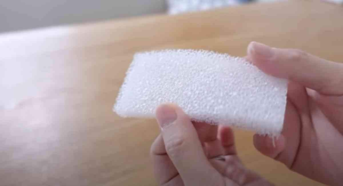 ニトリの「毎日とりかえキッチンスポンジ」のスポンジ